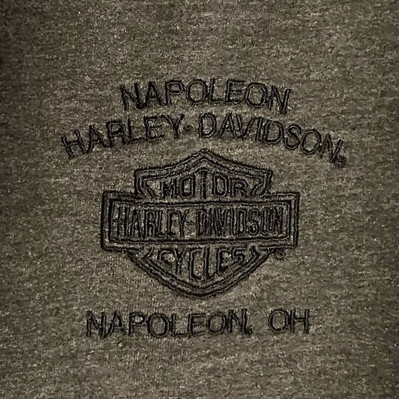 Harley Davidson Mens sweatshirt napoleon Ohio Sz xl - Picture 3 of 4